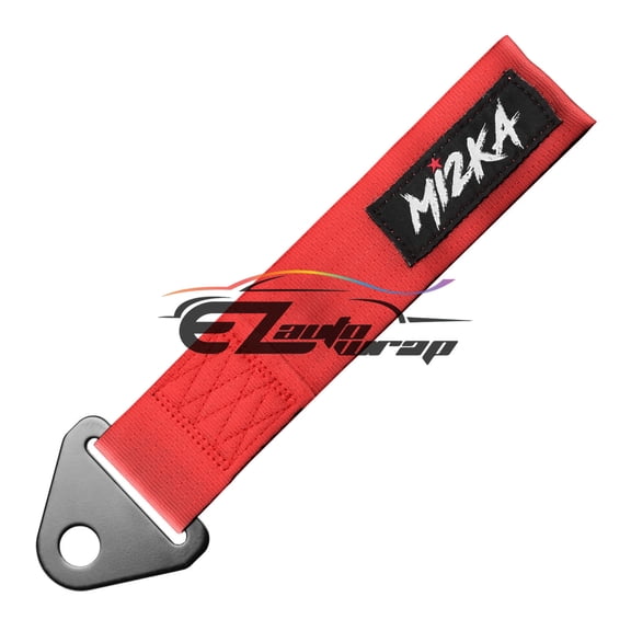 Universal Red High Strength Racing Tow Strap For Front Rear Bumper Hook Car Rope Ribbon