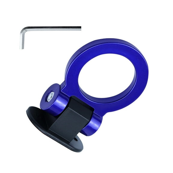 Universal Red Ring Shaped Car Tow Hook Decor Bumper Trailer Auto Accessories Blue