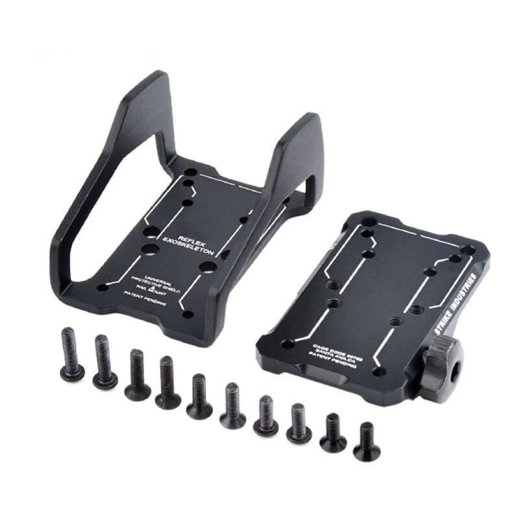 Light Reflex Shield Universal Reflex Shield Mount Aluminum Protective Exoskeleton Base for ...
