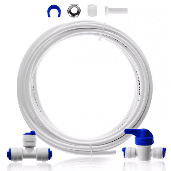 Universal Refrigerator Water Line Connection Kit, Ice Maker Installation Kit, 20Ft for Reverse Osmosis Systems