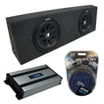 thumbnail image 1 of Universal Regular Standard Cab Kicker Comp C12 Dual 12 Sub Box HA-A800.1 Amp, 1 of 2