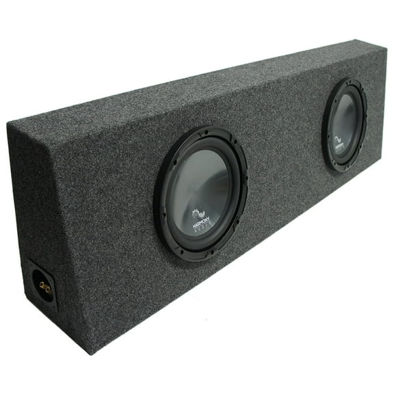 Universal Regular Standard Cab Truck Harmony R104 Dual 10" Sub Box Enclosure