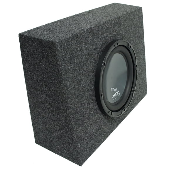 Universal Regular Standard Cab Truck Harmony R124 Single 12" Sub Box Enclosure