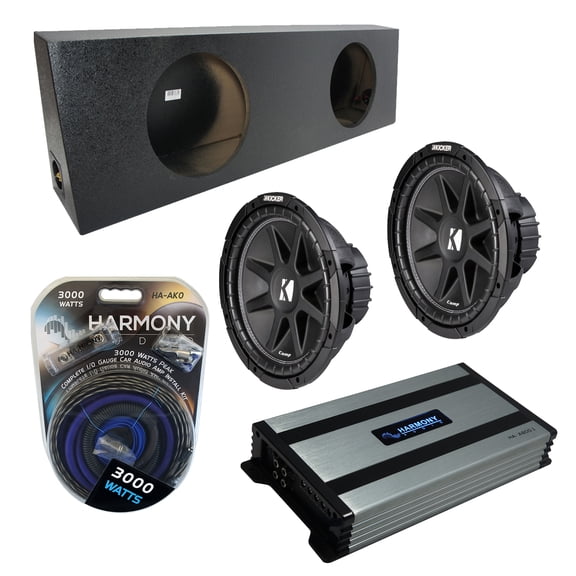 Universal Regular Standard Cab Truck Kicker C12 Dual 12 Rhino Sub Box HA-A800.1