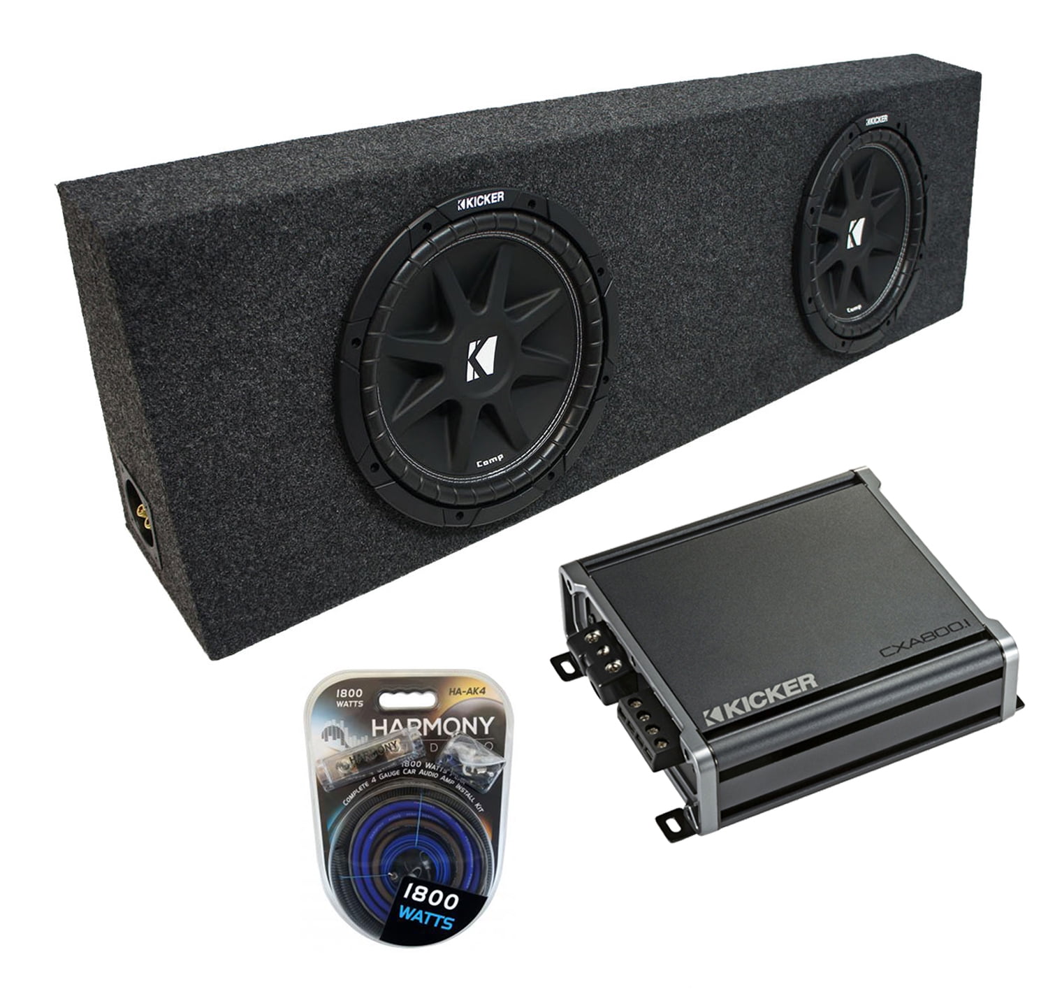 Universal Regular Standard Cab Truck Kicker Comp C12 Dual 12 Sub Box