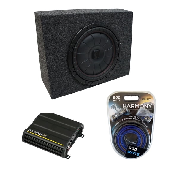 Universal Regular Standard Truck Kicker CompVT CVT10 Single 10" Sub Box CX300.1 - Factory Certified