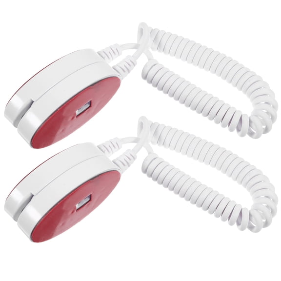Universal Remote Control Anti-lost Rope Self-adhesive Hook Without Punching 2pcs (oval) Cable Lock Size Security