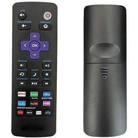 Universal Remote Control Fits for Any Roku TV (TCL, Sanyo, LG, RCA, Philips, HITACHI, HAIER, ONN, Insignia, HISENSE, Sharp, JVC Roku TV) and Roku Streaming Boxes, Roku 1/2/3/4 HD LT XS XD IR.