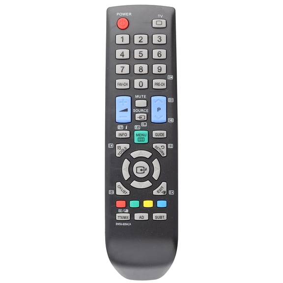 Universal Remote Control For Smart TVs, Easy Setup, Direct Access, 8m Range, Requires 2 AAA Batteries