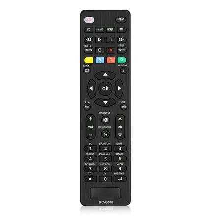 Universal Remote Control Replacement Compatible for LG, for Samsung, for TCL, for Philips, for Vizio, for Sharp, for Sanyo, for Westinghouse, for Toshiba, for Insignia, for Hisense