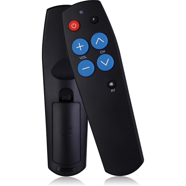 Universal Remote Control Replacement for Seniors Big Button TV Learning