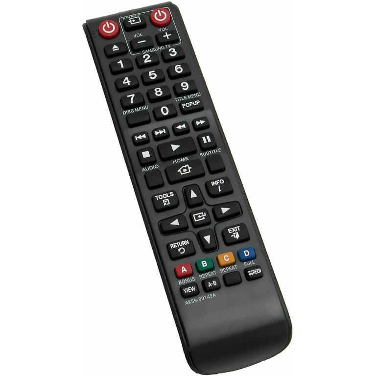 Samsung Universal Remote Control for Blu-ray DVD Players - Walmart.com