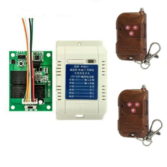Universal Remote Control Switch Wide Voltage Range for AC/DC Equipment Retractable Gate Access Gate Switch
