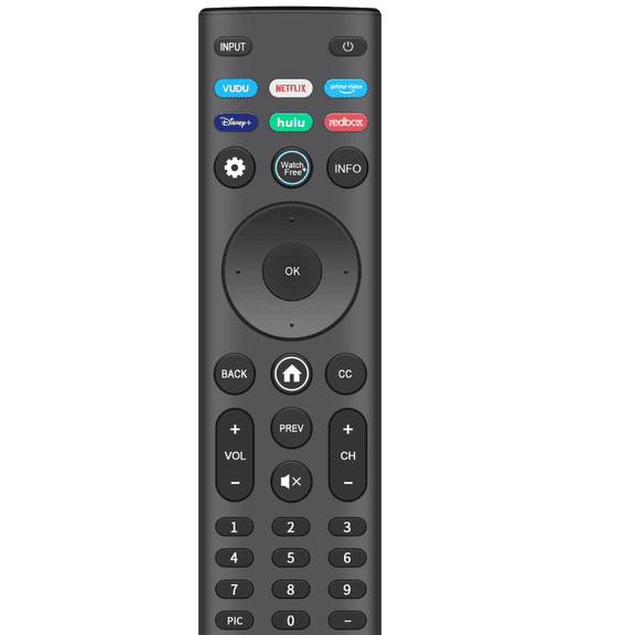 Universal Remote Control XRT140 for VIZIO Smart TV Remote Replacement XRT136 XRT260 XRT270 Smartcast D, E, M, P, V, PX Series Smart TVs