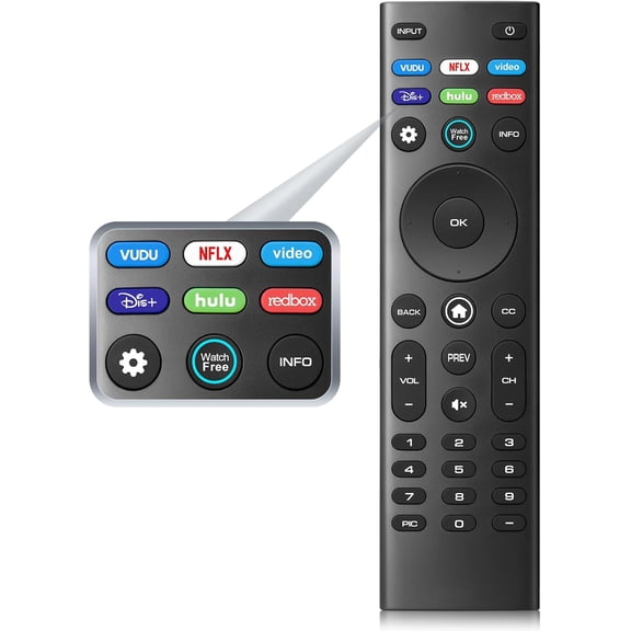 Universal Remote Control for All Smart TV Remote,Replacement Compatible for All LED LCD HD 4K UHD HDR Smart TVs