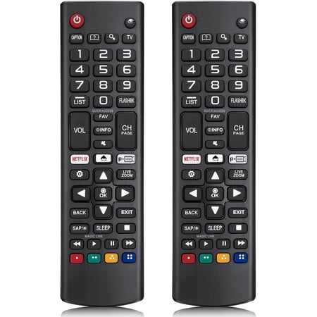 Universal Remote Control for LG TV Remote,Compatible with All Models for LG Brand, with Netflix Prime Video Shortcut Buttons?Pack of 2?