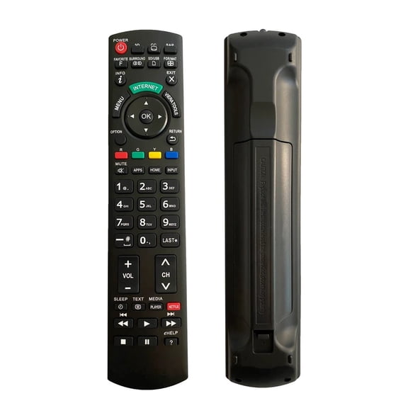 Universal Remote Control for PANASONIC TV TC-50AS530U TC-60AS640U N2QAYB000926
