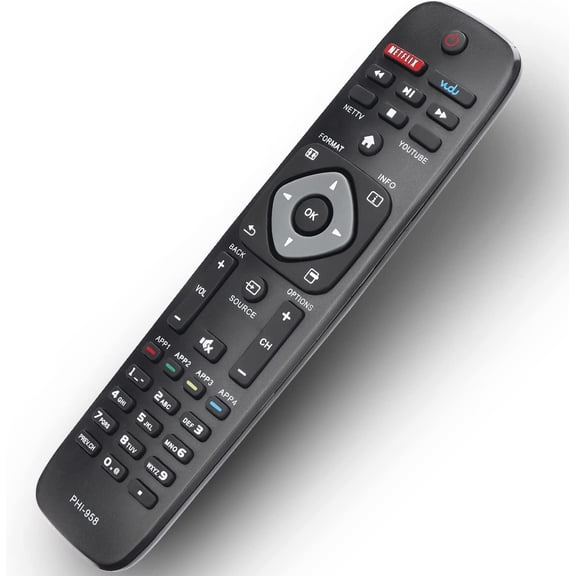 Universal Remote Control for Philips Smart TV Remote Control NH500UP PHI-958 NH500UW NH503UP 2K 4K UHD HDTV LED LCD TVs