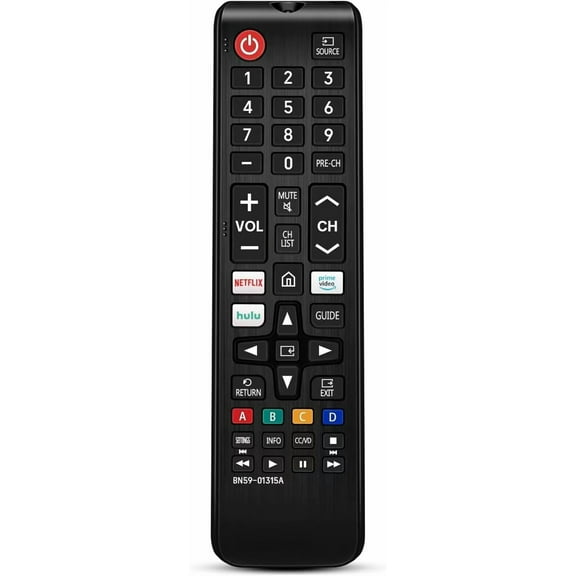 Universal Remote Control for Samsung Smart TV, Control Replacement fit for 4K UHD QLED HDTV LED TVs, with Hulu Netflix PrimeVideo Buttons