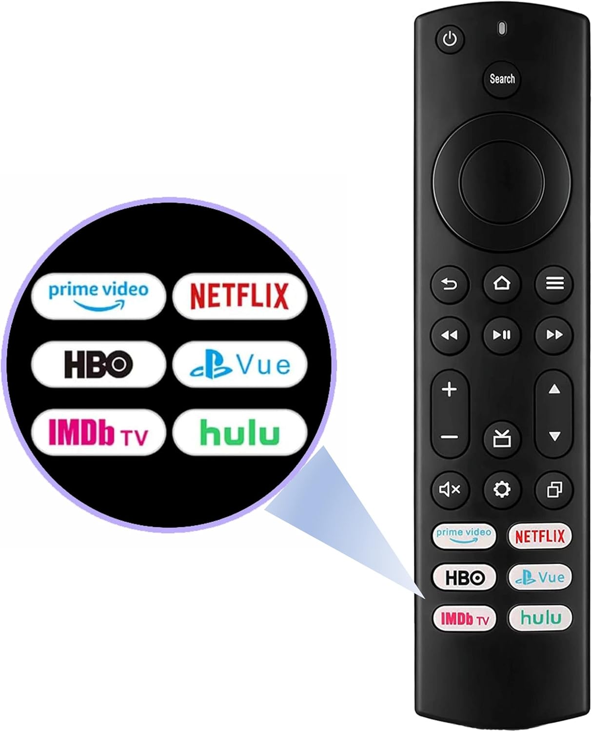 Universal Remote Control for ToshibaSmartTV, New CTRC1US21 Remote