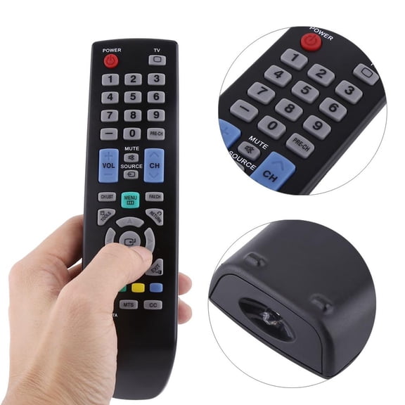 Universal Remote For LCD LED HD TVs, Easy Setup  Compact Design, Long Range Performance