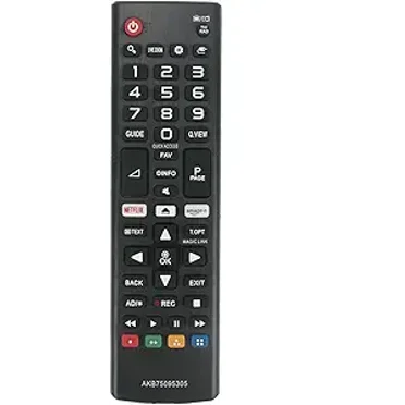 Universal Remote for LG TV Remote Control (All Models) Compatible with 86UM8070AUB And All LG Smart TV LCD LED 3D HDTV AKB75375604 AKB75095307 AKB75675304 AKB74915305,