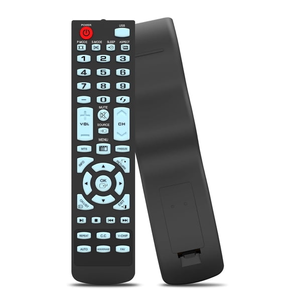 Universal Remote Replacement for Element TV, Compatible with Element LED LCD Smart TVs 100 Series, E4AA50N, E4AA55N, E4AA65N, E1AC19N and More