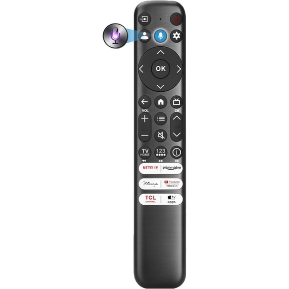 Universal Remote for All TCL TV Remote Replacement, Motion Backlit, Voice Control & Bluetooth, Google Smart TV, Fire TLC and Android TVs 2025-2016