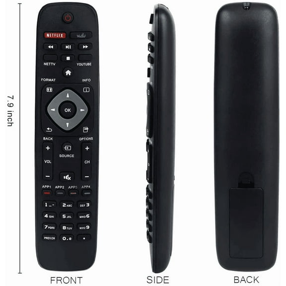 Universal Remote for Philips TV 43PFL4609 58PFL4909/F7