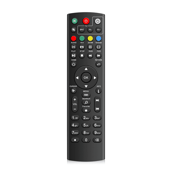 Universal Remote for Superbox S1-S6, Octastream Q1, Elite II, MAX IV, Elite Max & MagaBox | All-in-One Streaming Player Replacement Remote