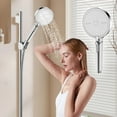 thumbnail image 1 of Universal Removable Filtering Showerhead With Handheld Built In Power Wash,High Pressure Showerhead Filter for Hard Water,Adjustable Angle Shower Head Water Softener, 5 Mode,White, 1 of 8