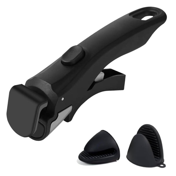 Universal Removable Pot Handle Sturdy Ergonomic Replacement Handle for Cookware Strong Compatibility with Frying Pans Travel Convenient Casserole Handles