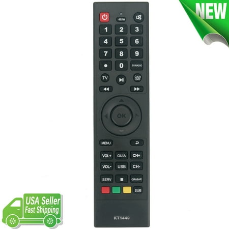 Universal Replace KT1440 Remote Control for Haier HDMB-2000T Panda Todos los TV