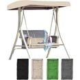 thumbnail image 1 of Universal Replacement Canopy for Swing Seat, Garden Chair Tent Porch Top Cover, Waterproof/UV Resistant Swing Canopy Cover for Garden Outdoor Patio, 1 of 8