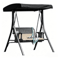 thumbnail image 1 of Universal Replacement Canopy for Swing Seat, Garden Chair Tent Porch Top Cover, Waterproof/UV Resistant Swing Canopy Cover for Garden Outdoor Patio, 1 of 6