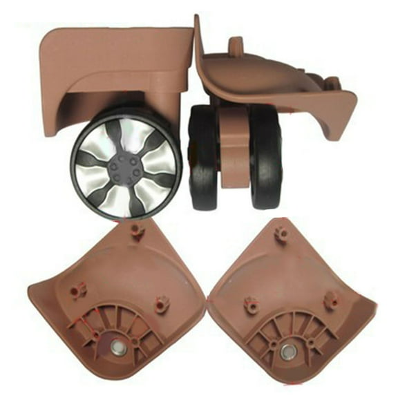 Universal Replacement Luggage Wheels Set 9x9x9.2cm ABS Spinner Swivel Casters for Suitcases Bags Trolley Cases Grey Black Brown