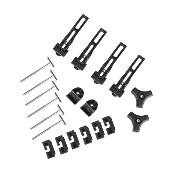 Fixing Kit Rear Clamp Front Clamp T-Bolts Accessories For Hard Tri-Fold Tonneau Pickup Truck Bed Cover