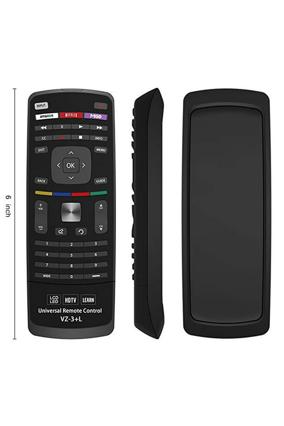 Universal Replacement Remote Control, Compatible with V/M/D/P/PX/E/Series LED LCD HD 4K HDRUHD OLED Vizio Smart TV with Learning, Suitable for VIZIO-TV-Remote