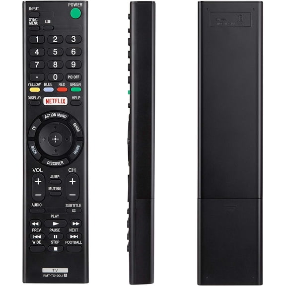 Universal Replacement Remote Control RMT-TX100U for Sony Bravia TV RMT-TX100U RMT-TX102U RMT-TX200U