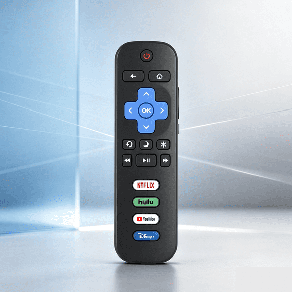 Universal Replacement Remote Control for Roku Smart TVs, Compatible With TCL Ro*ku, Hisense Ro*ku, Onn Ro*ku, Philips Ro*ku (Not for Ro*ku Stick and Box)