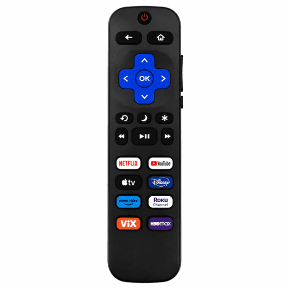 Universal Replacement Remote Control for Roku TV Only, Compatible with TCL, Hisense, Onn, Philips, JVC, Sharp, Westinghouse, RCA, Sanyo, LG, Samsung Roku Smart TVs (Not for Roku Stick/Box)