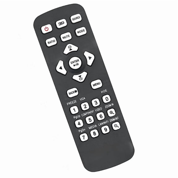 Universal Replacement Remote Control for X128GH X118H X1126AH D616D Multiple Projector Models And More Black