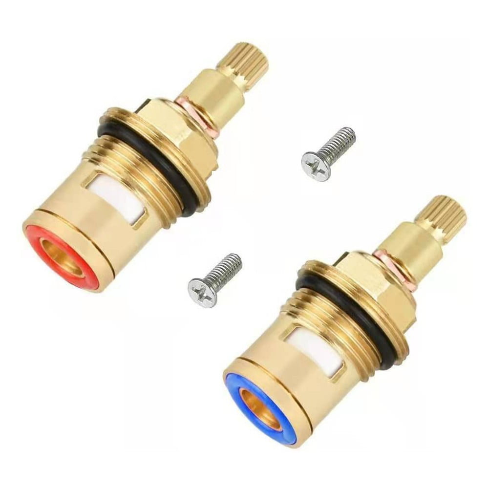 Universal Replacement Tap Valves Brass Ceramic Disc Cartridge Inner Faucet Valve