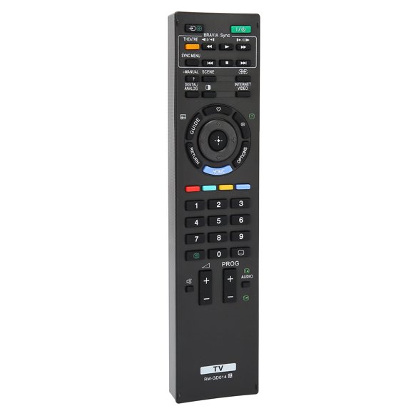 Universal Replacement Television Remote Control RM-GD014 for LCD LED HDTV Display Screens, Long Distance TV Controller Accessory (8.66 in / 22 cm Length)