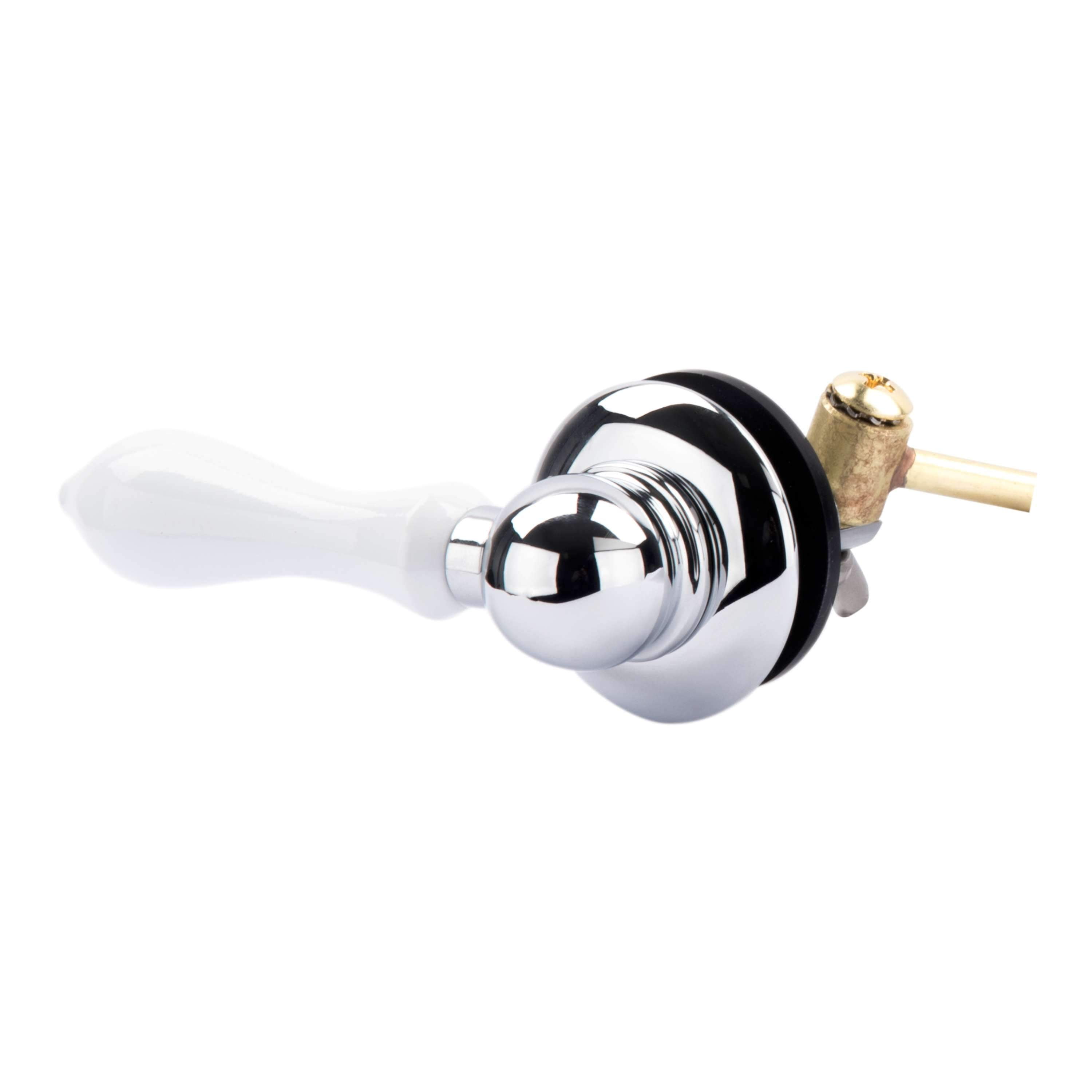 Universal Replacement Toilet Flush Handle, White Finish for your