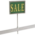 thumbnail image 1 of Universal Retail Rack Chrome Frame Clamp On 5.5" x 7" Sign Holder Card Display, 13" H, 1 Unit, 1 of 1