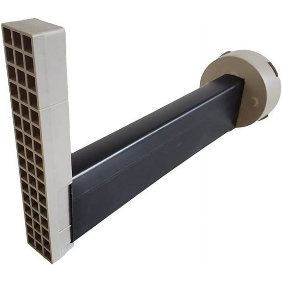 Universal Retaining Wall Block Drain 3-Pack (Grey)