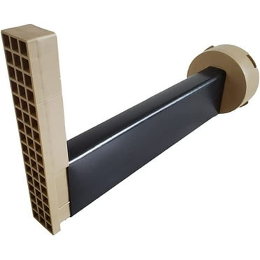 Universal Retaining Wall Block Drain Black 3-Pack