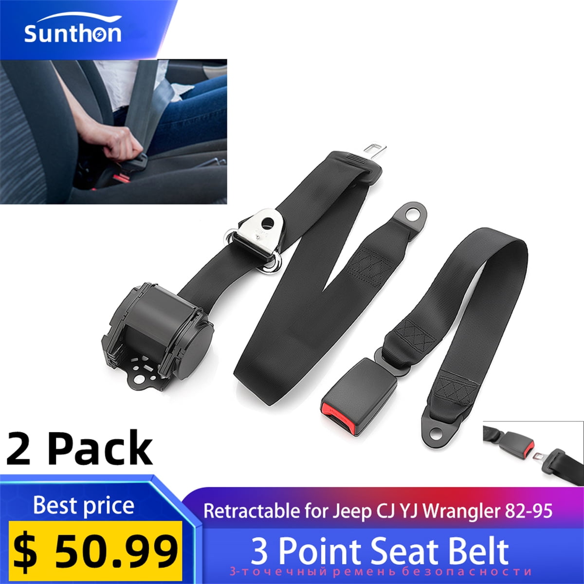 Universal Retractable Point Car Safety Seat Belt Malaysia Ubuy