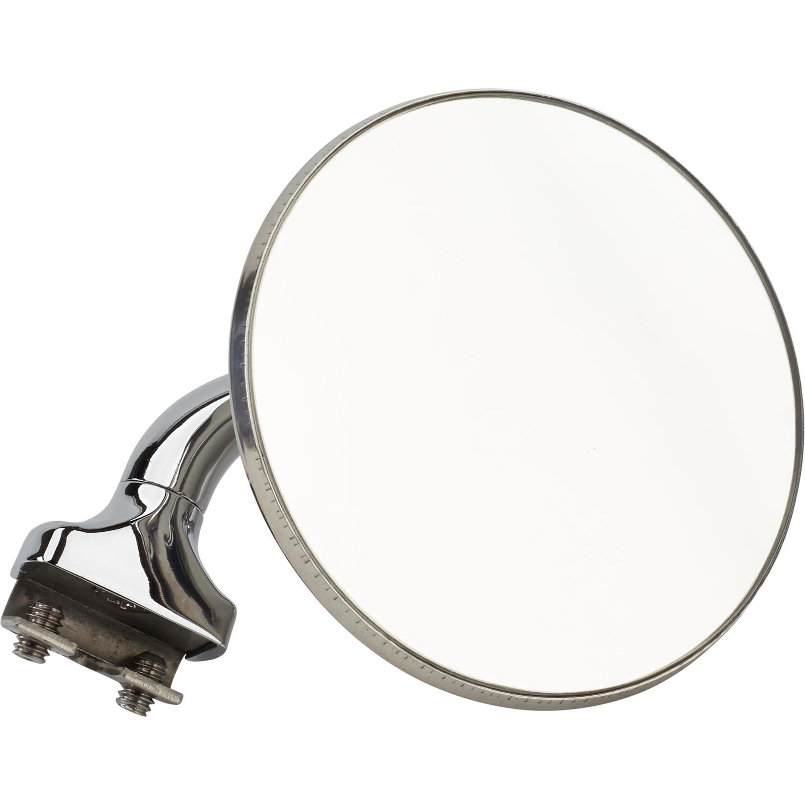 Universal Reversible Rear-View Door Peep Mirror, 4 Inch